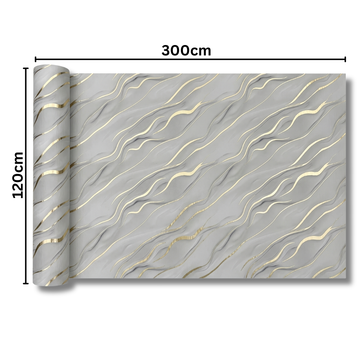 Rola Autoadeziva Imitatie Marmura 2mm - COD: V0606-3 - 120x300cm(3.6mp)
