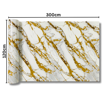 Rola Autoadeziva Imitatie Marmura 2mm - COD: V0606-5 - 120x300cm(3.6mp)