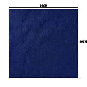 Set 10 bucăți mocheta autoadezivă pentru pardoseală, bleumarin, 60x60cm, 3.6mp, V0606-54
