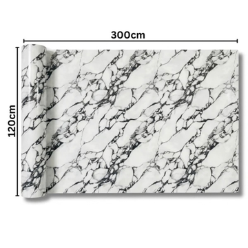 Rola Autoadeziva Imitatie Marmura 2mm - COD: V0606-6 - 120x300cm(3.6mp)