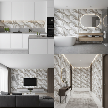 Rola Autoadeziva Imitatie Marmura 2mm - COD: V0602-3 - 120x300cm(3.6mp)